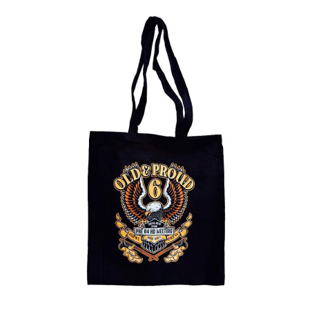 Bolsa ecológica negra -  Old & Proud 6